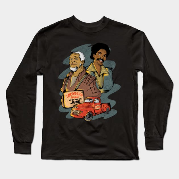 Sanford and Son Episodes Long Sleeve T-Shirt by BoazBerendse insect